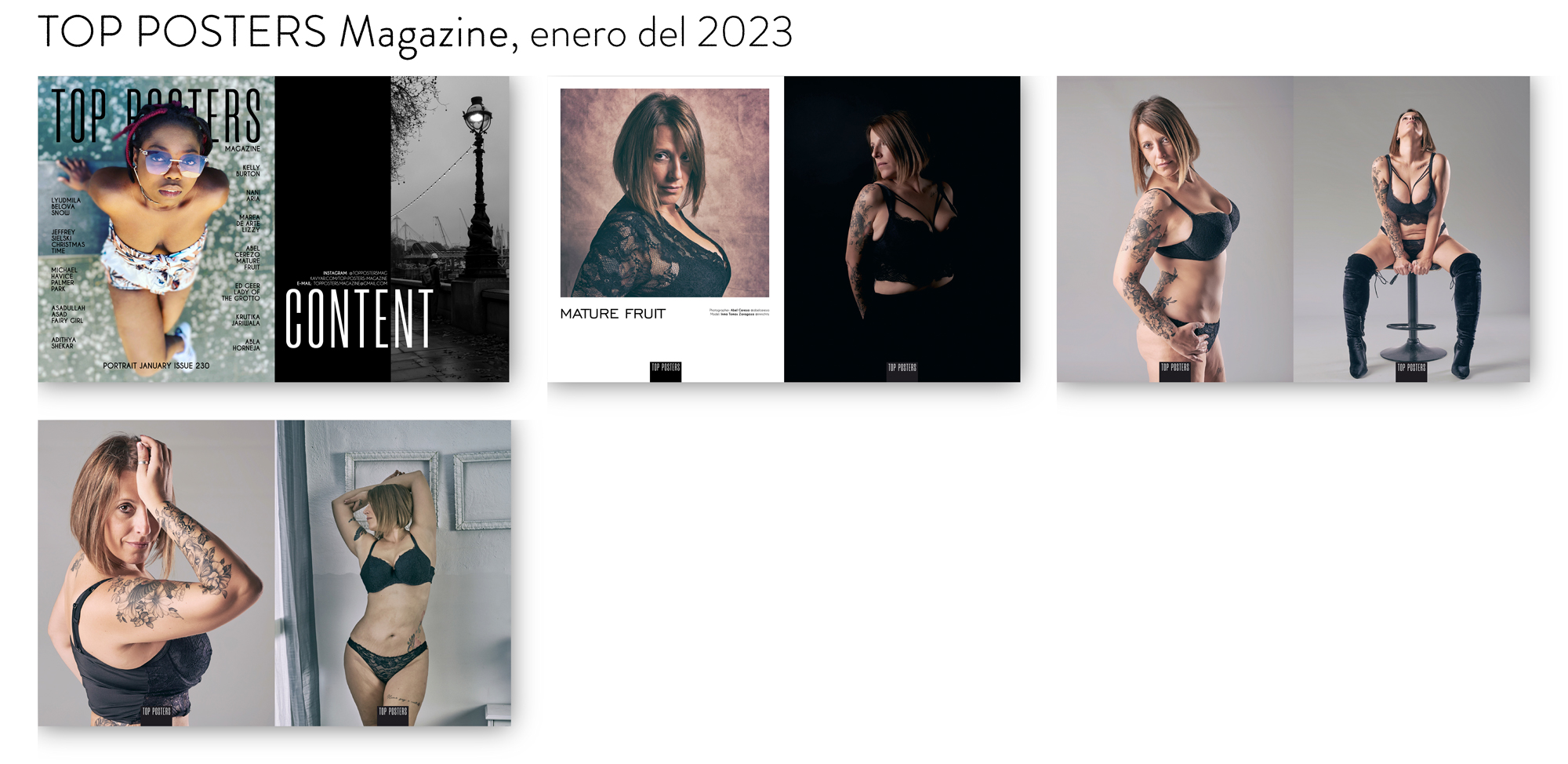 Publicaciones en revistas y magazines, fotografía de moda en Murcia