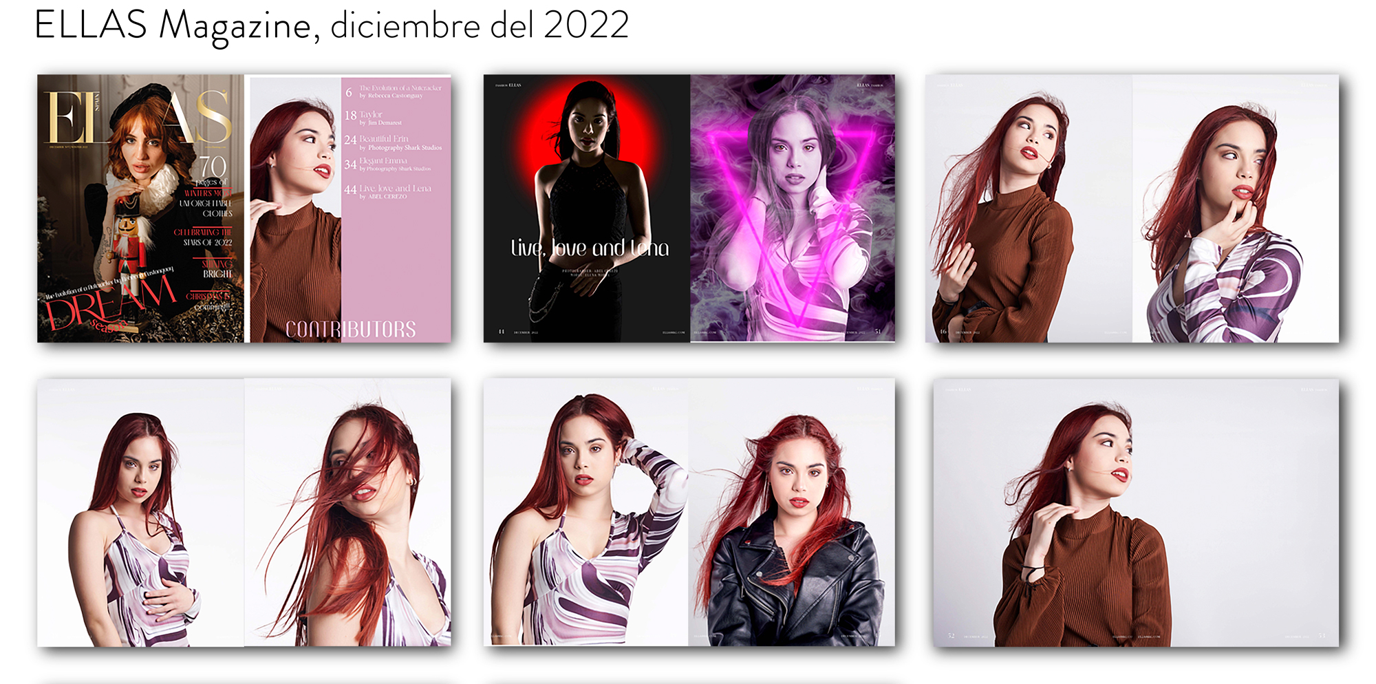 Publicaciones en revistas y magazines, fotografía de moda en Murcia