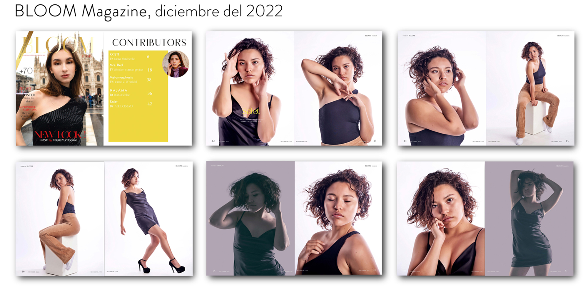 Publicaciones en revistas y magazines, fotografía de moda en Murcia